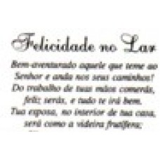 Ref. 60015 -  DECQ.FELICIDADE NO LAR
